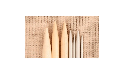 Aiguilles droites aluminium et m&eacute;tal (conditionn&eacute;es X 2)