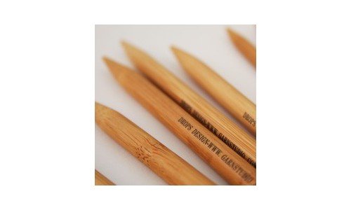 Aiguilles bambou doubles pointes