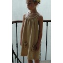 Robe Giri enfant 2-4-6ans en coton bio di Luce non teint