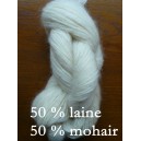 Mohair 50% laine 50% di Luce