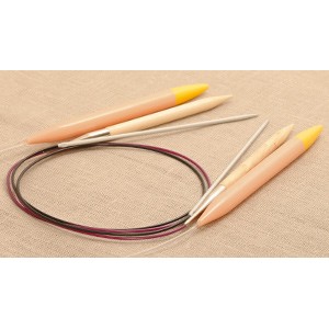 Taille 2 Aiguilles circulaires 80 cm aluminium drops