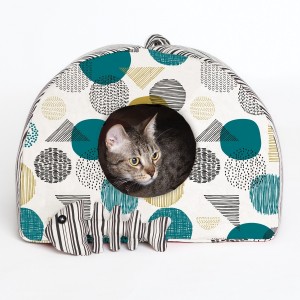 Patron de Abri &agrave; chat et ar&ecirc;te de poisson