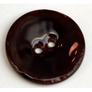 Bouton coco &eacute;maill&eacute; 37 mm Bordeaux