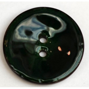 Bouton coco &eacute;maill&eacute; 37 mm Vert