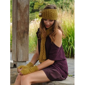 Kit bandeau/gu&ecirc;tres GINKGO