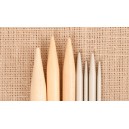 Taille 2 Aiguilles droites 35 cm aluminium