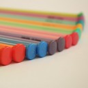 Taille 3,5 Aiguilles droites plastique
