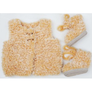 KIT GILET et CHAUSSONS POL pointure 16 au 23