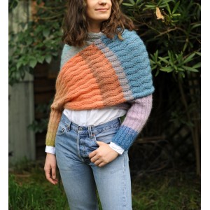 Kit Chauffe &eacute;paules/Echarpe PAINTKID en Infinity shawl