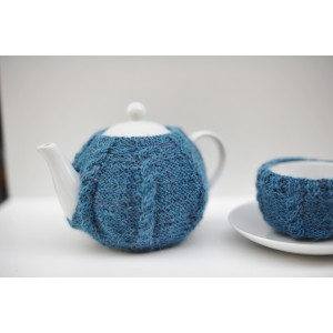 KIT CHAUFFE THEIERE + THEIERE MOYENNE 95 cl en SIERA ANDINA