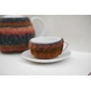 KIT chauffe 2 tasses blanches 18 cl