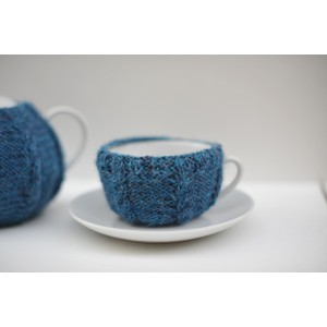 KIT CHAUFFE TASSES + 2 TASSES + 2 SOUCOUPES EN SIERRA ANDINA