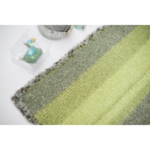 Couverture b&eacute;b&eacute; FLOWER 50 x 70 cm bord Polar