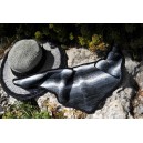 Kit ch&acirc;le/bandana SOL CH&Acirc;LE CABANIA LARGE avec bordure icord