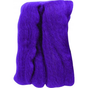 Laine m&egrave;che &agrave; feutrer violet 