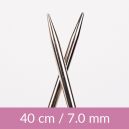 Taille 7 Aiguilles circulaires 40 cm pro acier drops