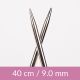 Taille 8 Aiguilles circulaires 40 cm pro acier