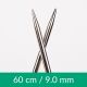 Taille 9 Aiguilles circulaires 60 cm pro acier drops