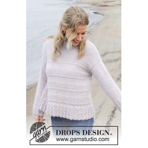 Kit à tricoter Lavender Romance Sweater - Alpaca Kid Silk