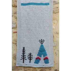 Kit 8 mm merino wool Plaid TIPI