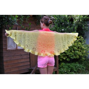 Kit mohair di Luce teinture naturelle ch&acirc;le TOURNESOL