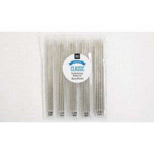 Set d'aiguilles doubles pointes m&eacute;tal