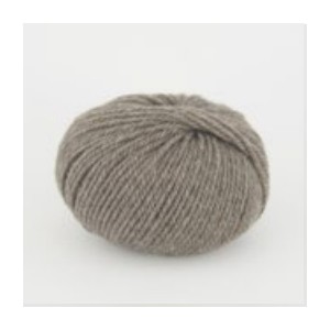 BIO Laine Vierge 4mm Brun Clair