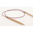 Taille 20 Aiguilles circulaires 80 cm en bouleau drops