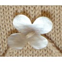 Bouton de nacre fleur