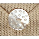 Bouton de nacre &agrave; pois 