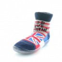 Chausson Chaussette "God Save Berthe" 