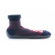 Chausson Chaussette "Pois rouges" 32/33