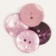 Nacre rond rose 20 mm