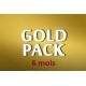 Pack GOLD (6 mois)